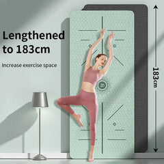 Yoga Mat Eco Friendly Fitness Exercise Mat