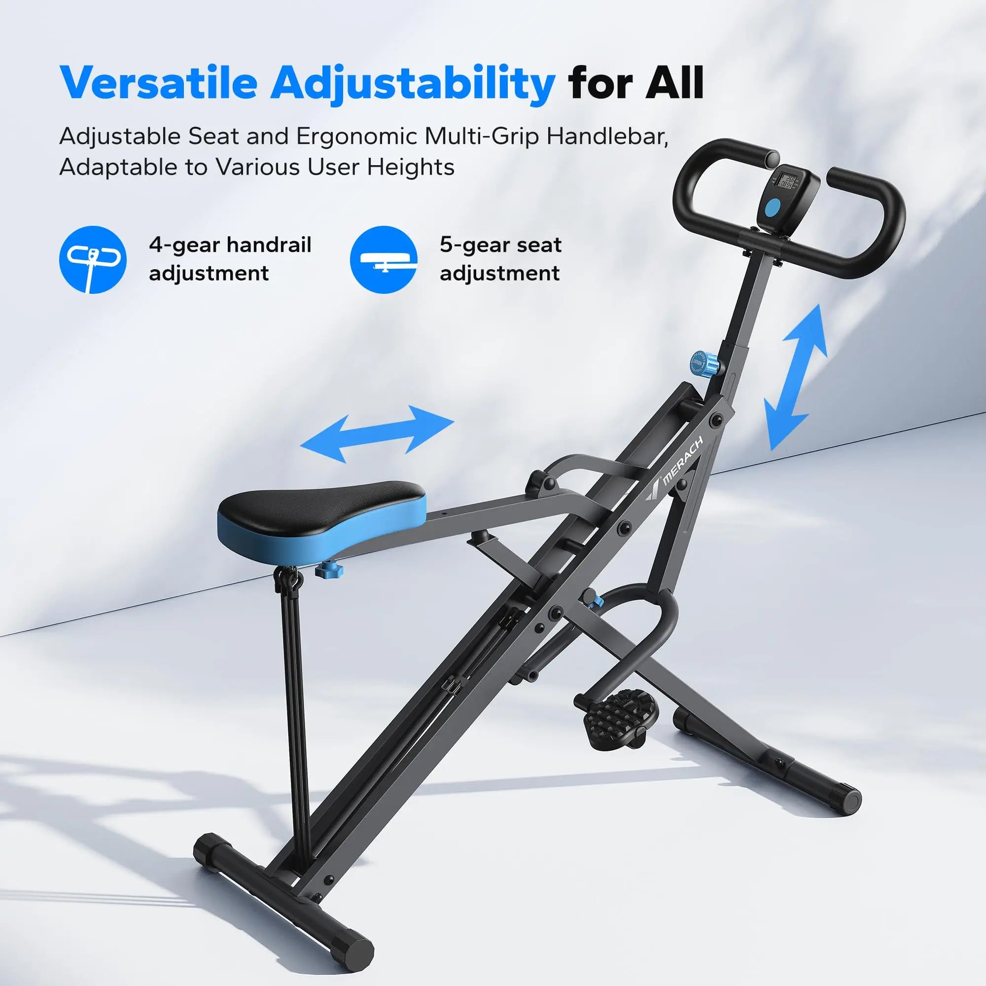 2 in 1 Squat Rowing Machine