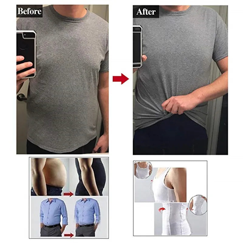 Mens Shirt Slimming Body Shaper