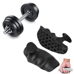 Rubber Gym Grips Fingerless Workout Gym Gloves