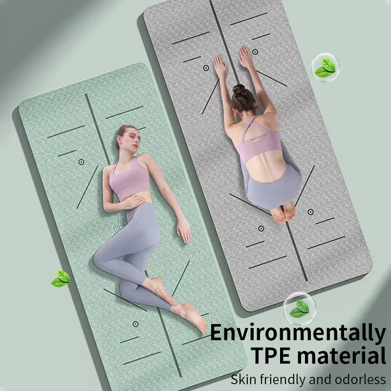 Yoga Mat Eco Friendly Fitness Exercise Mat