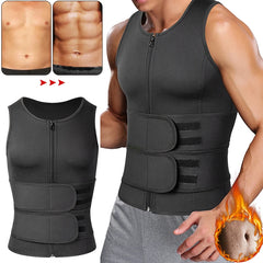 Men Waist Trainer Sauna Vest Fitness Corset